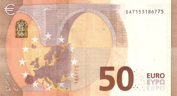 (047) European Union P23SA - 50 Euro (2017-Draghi)